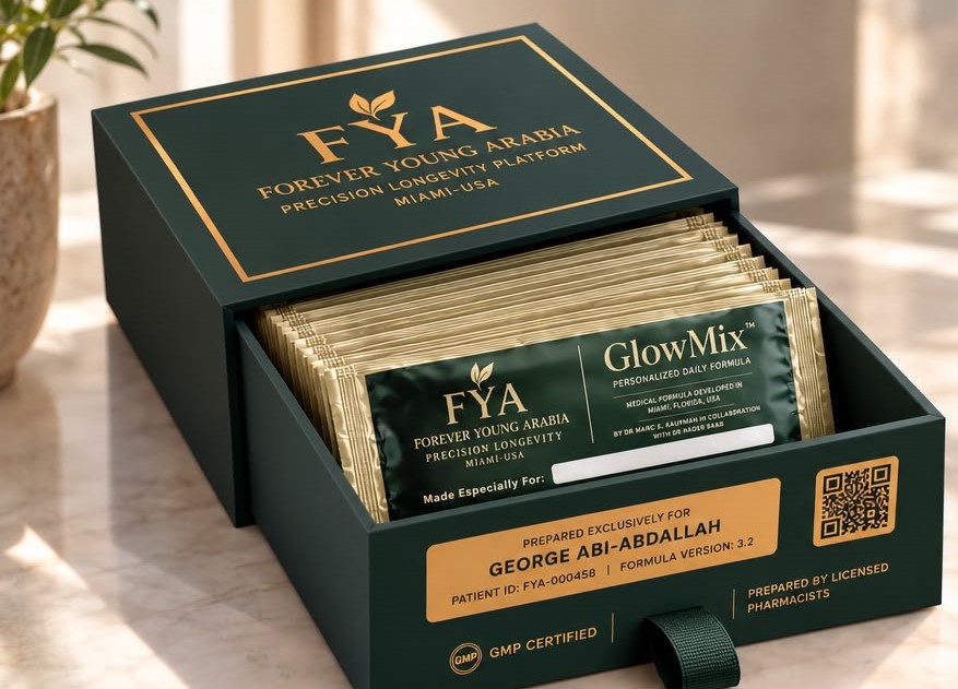 GlowMix — personalized anti-aging protocol
